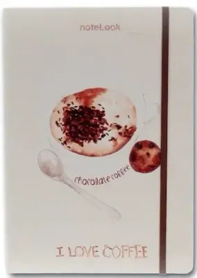 SCRIKSS NOTELOOK DEFTER I LOVE CHOCOLATE COFFEE A6 ÇİZGİLİ