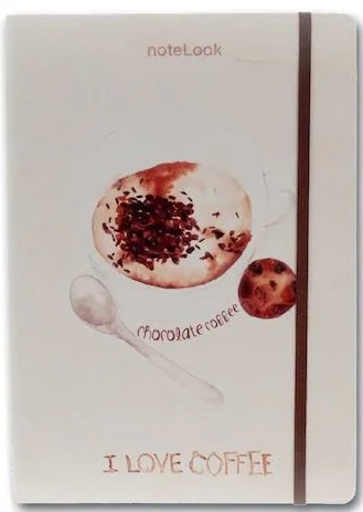 SCRIKSS NOTELOOK DEFTER I LOVE CHOCOLATE COFFEE A6 ÇİZGİLİ