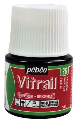 PEBEO CAM BOYASI VITRAIL TRANSPARAN 45 ML 050*26 PURPLE