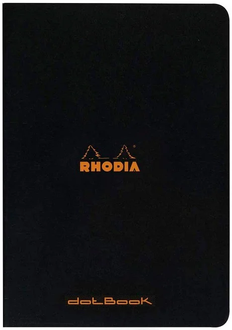 RHODIA DEFTER BASIC DİKİŞLİ A4 80 GR 48 YP DOT SİYAH RD119166