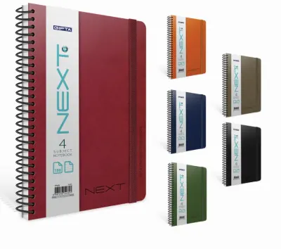 GIPTA DEFTER NEXT 17x24 SPİRALLİ 4 SEPERATÖRLÜ 150 YP. ÇİZGİLİ 6462