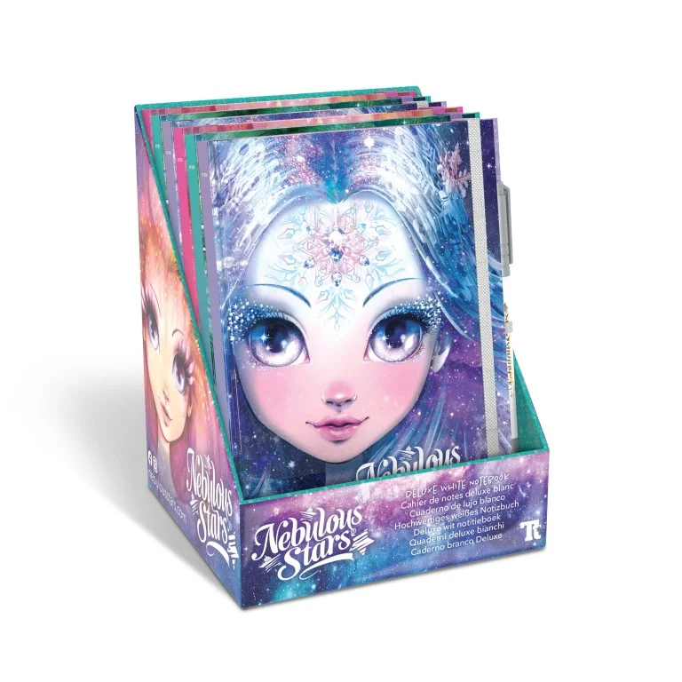 NEBULOUS STARS NOTEBOOK DELUXE WHITE MOR 6957