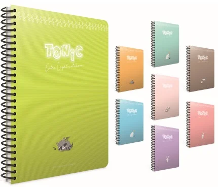 GIPTA DEFTER TONIC A4 SPİRALLİ KARTON KAPAK 80 YP. ÇİZGİLİ 5383