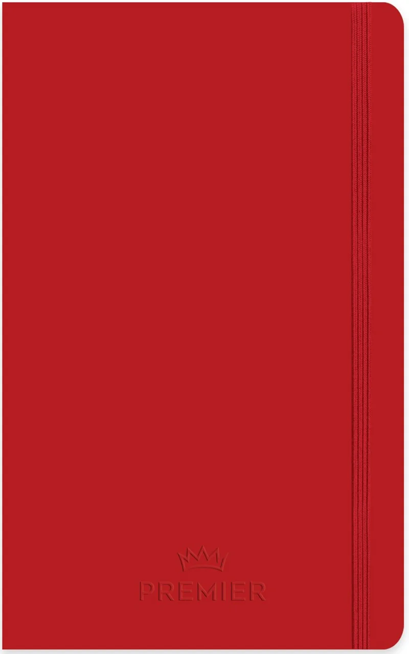 KESKİN DEFTER PREMİER KIRMIZI 13x21 96 YP. ÇİZGİLİ 410624