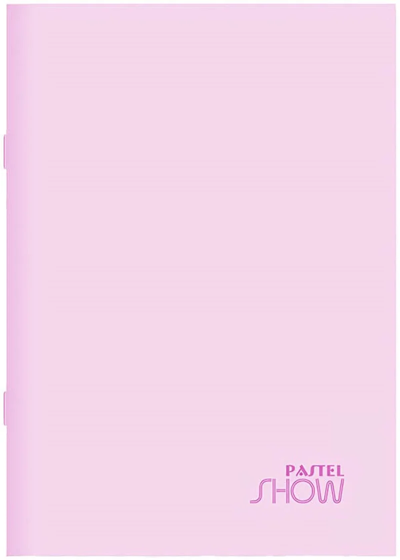 KESKİN DEFTER PASTEL SHOW A4 PP KAPAK DİKİŞLİ 40 YP. ÇİZGİLİ 324601-99