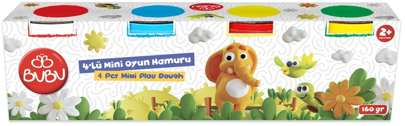 BU-BU OYUN HAMURU MİNİ 4 LÜ 40 GR BUBU-OH0004