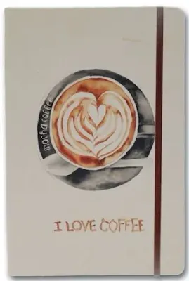 SCRIKSS NOTELOOK DEFTER I LOVE LATTE MOCHA A6 DÜZ