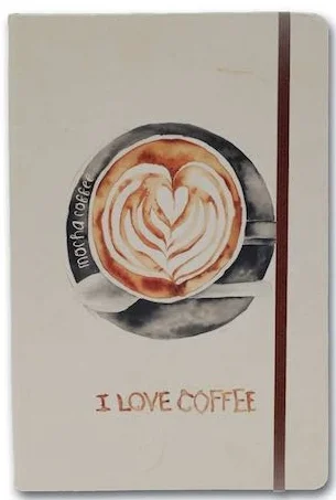 SCRIKSS NOTELOOK DEFTER I LOVE LATTE MOCHA A6 DÜZ