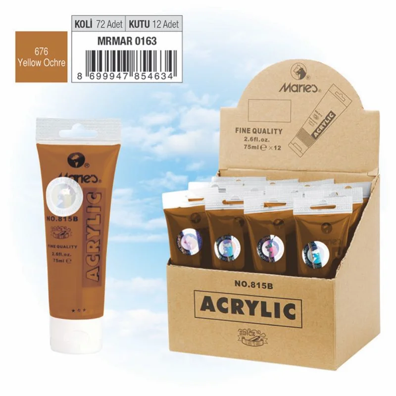 MARIES AKRİLİK BOYA 75 ML 815-676 YELLOW OCHRE