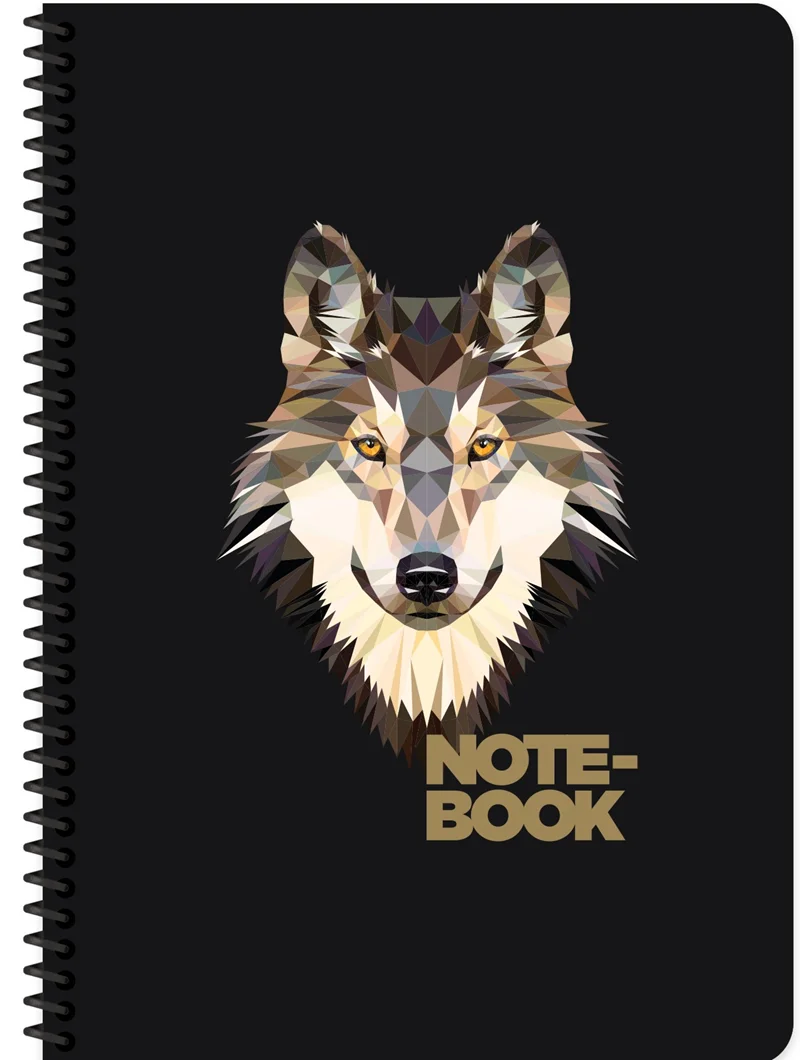 KESKİN DEFTER JUNGLE A4 KARTON KAPAK SPİRALLİ 80 YP. KARELİ 385712