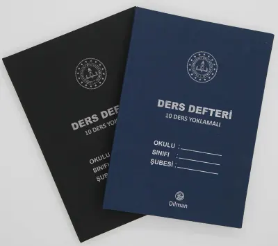 DİLMAN DERS DEFTERİ 10 DERS YOKLAMALI İMPERTEKS KAPAK (TAMGÜN) 96 YP 5231