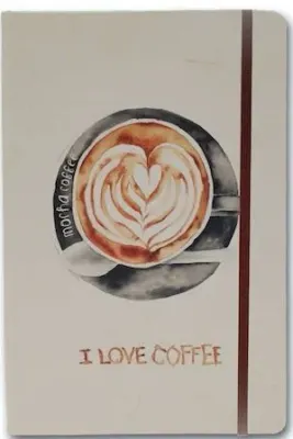 SCRIKSS NOTELOOK DEFTER I LOVE LATTE MOCHA A6 ÇİZGİLİ