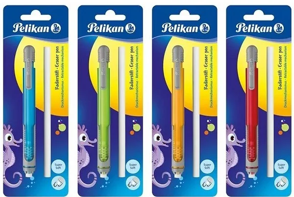 KESKİN PELİKAN SİLGİ KALEM TİPİ YEDEKLİ BLİSTER P-807364