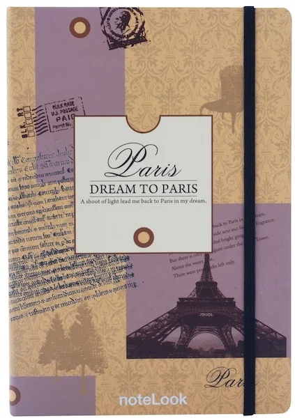 SCRIKSS NOTELOOK DEFTER PARİS SİYAH KAFİDE A7 DÜZ