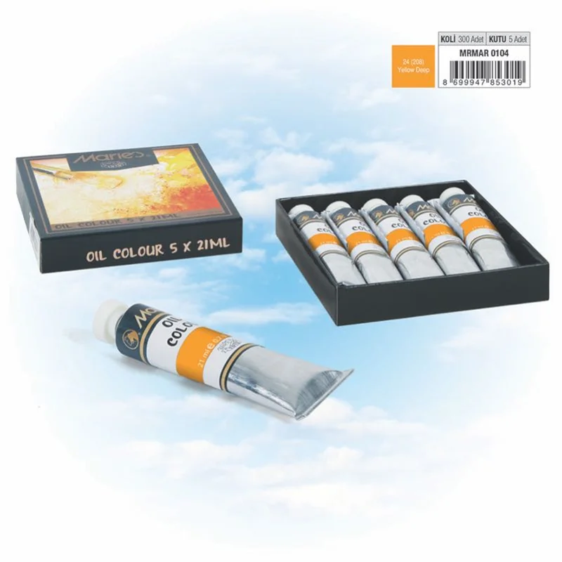 MARIES YAĞLI BOYA 21 ML E75-24*208 YELLOW DIP