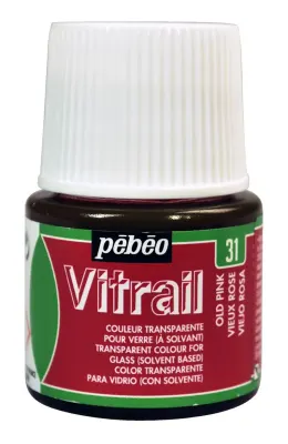 PEBEO CAM BOYASI VITRAIL TRANSPARAN 45 ML 050*31 OLD PINK