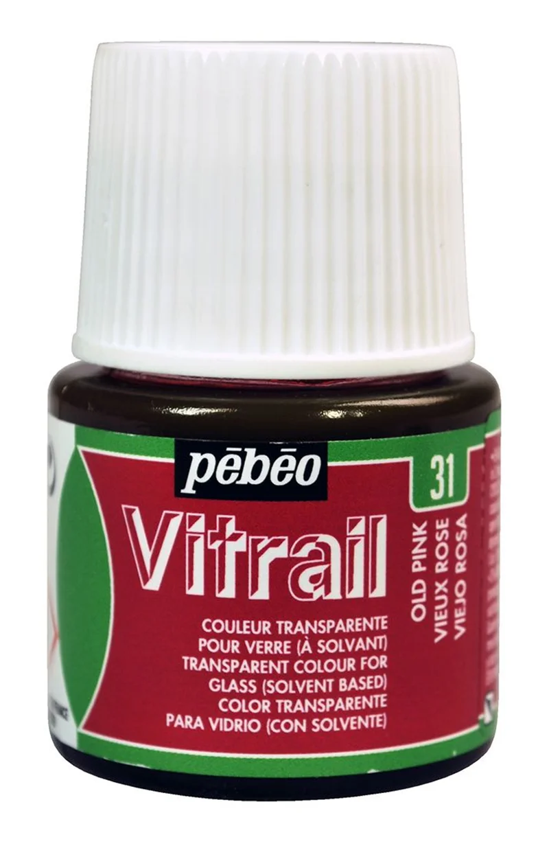 PEBEO CAM BOYASI VITRAIL TRANSPARAN 45 ML 050*31 OLD PINK