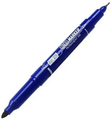AIHAO ASETAT CD KALEMİ ÇİFT TARAFLI 319 MAVİ AH 319M