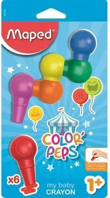 MAPED COLOR'PEPS 6'LI BEBEK CRAYON 863806