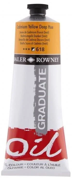 DALER ROWNEY YAĞLI BOYA GRADUATE GRAD SERİSİ 200 ML CAD YELL DP HUE 117200618