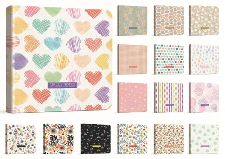 GIPTA DEFTER CIRCUS NOTES 13X21 İPLİK DİKİŞLİ SERT KAPAK 120 YP.DÜZ 5637