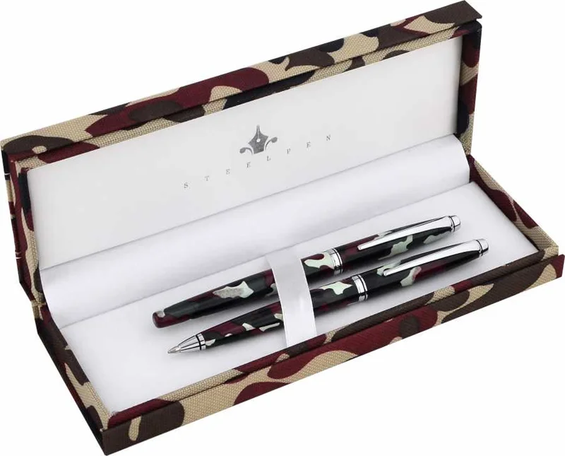 STEELPEN DOLMA KALEM+TÜKENMEZ KALEM SET KAMUFLAJ SERİSİ 669