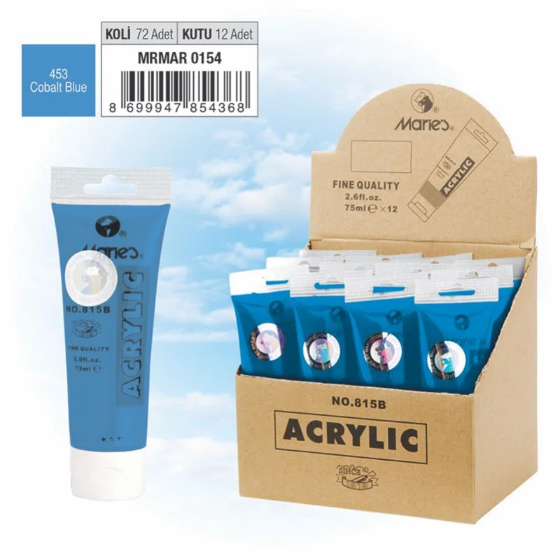 MARIES AKRİLİK BOYA 75 ML 815-453 COBALT BLUE