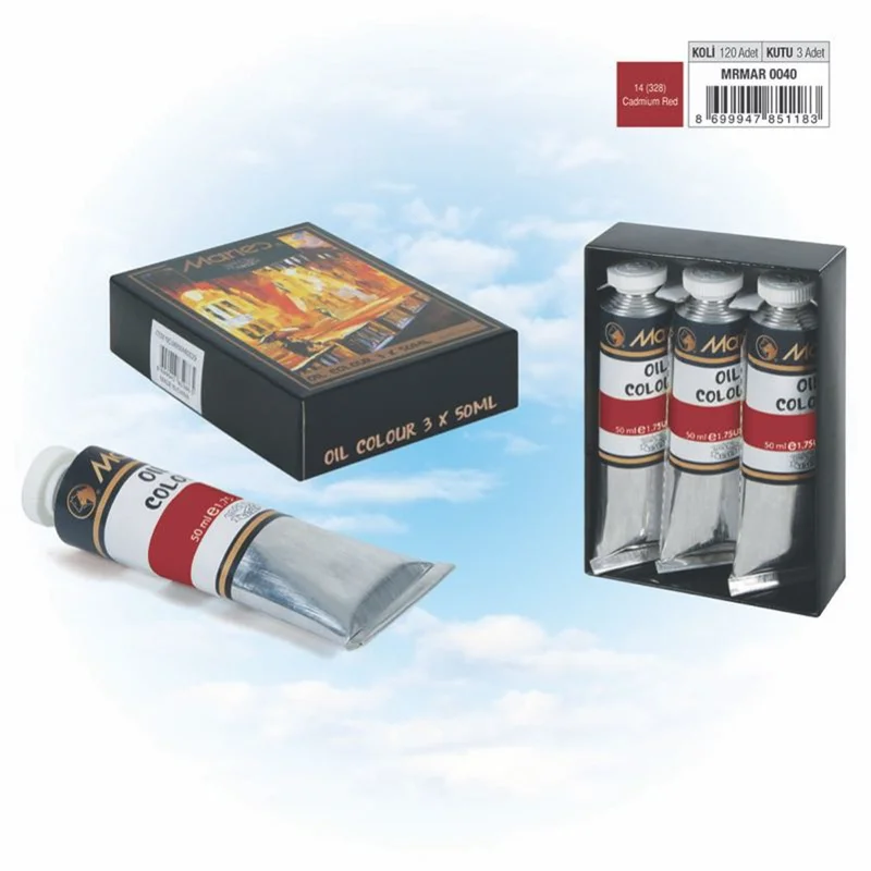 MARIES YAĞLI BOYA 50 ML E1384-14*328 CADMIUM RED