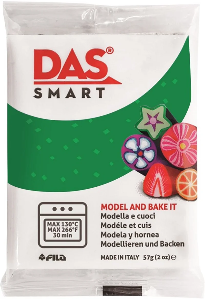 DAS SERAMİK KİLİ SMART 57 GR GREEN GLITTER 321303