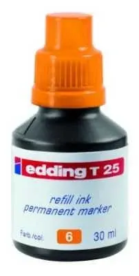 EDDING PERMANENT MÜREKKEP 30 ML E-T25 TURUNCU