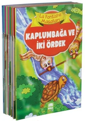 EMA ÇOCUK - LA FONTAINE MASALLARI 1 ve 2. SINIF BÜYÜK BOY 10 KİTAP