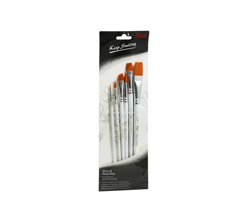 RICH 11226 SET 7 KEEP SMILE 6 LI FIRÇA SETİ 01275