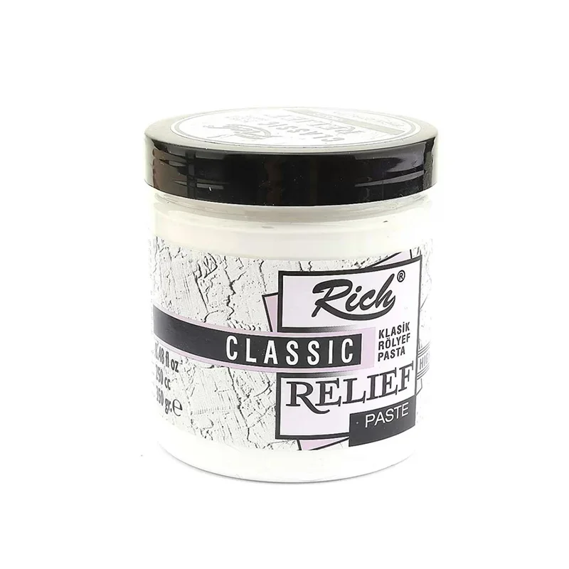 RICH 260-1330 RÖLYEF PASTA 01983 BEYAZ 350 gr