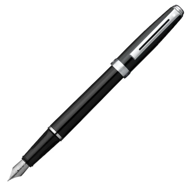 SHEAFFER DOLMA KALEM PRELUDE 373-0 SİYAH KROM M UÇ