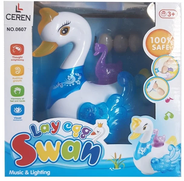 CANTOYS PİLLİ IŞIKLI VE SESLİ KUĞU CTOY-0607