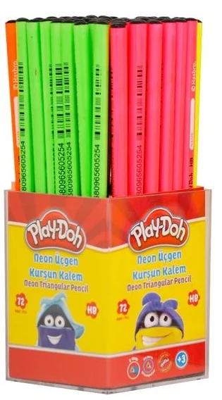 PLAY-DOH KURŞUN KALEM ÜÇGEN NEON KK011
