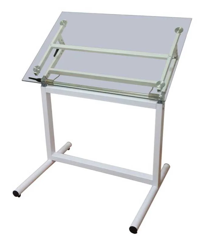 AKYAZI ÇİZİM MASASI CAM TABLA PROF. 80X120 0227-1
