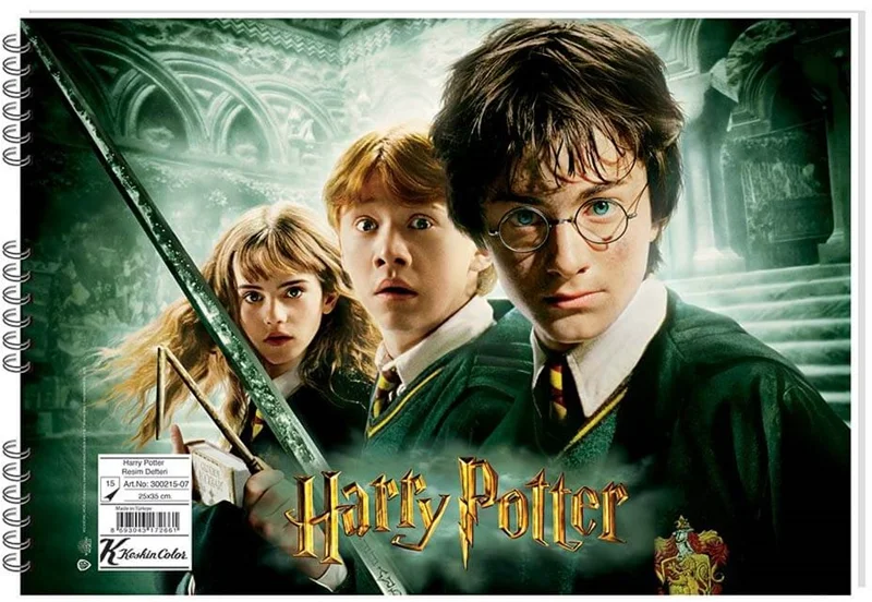 KESKİN RESİM DEFTERİ HARRY POTTER 25X35 SPİRALLİ 15 YP. 300215-07