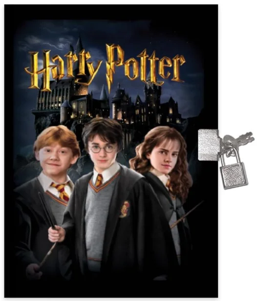 KESKİN HATIRA DEFTERİ 14x20 HARRY POTTER KİLİTLİ 80 YP. 310210-07