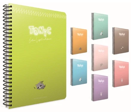 GIPTA DEFTER TONIC A4 SPİRALLİ KARTON KAPAK 80 YP. KARELİ 5384