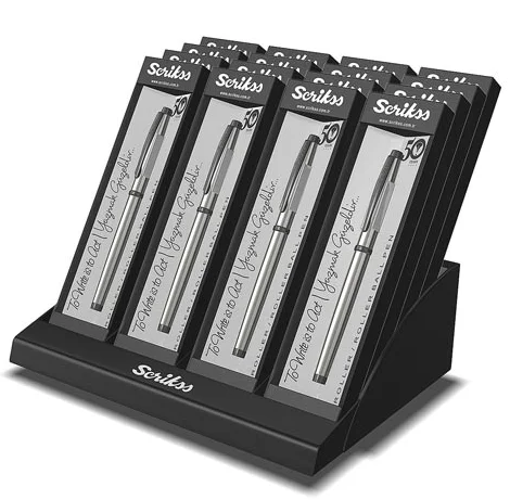 SCRIKSS ROLLER KALEM 800 16 LI STAND TITANYUM