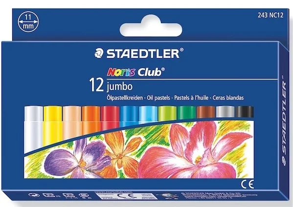 STAEDTLER PASTEL BOYA NORIS CLUP JUMBO 12 Lİ 243 NC12