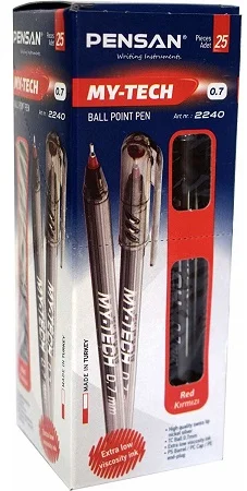 HB PENSAN TÜKENMEZ MY-TECH 0.7 25 Lİ 2240 KIRMIZI