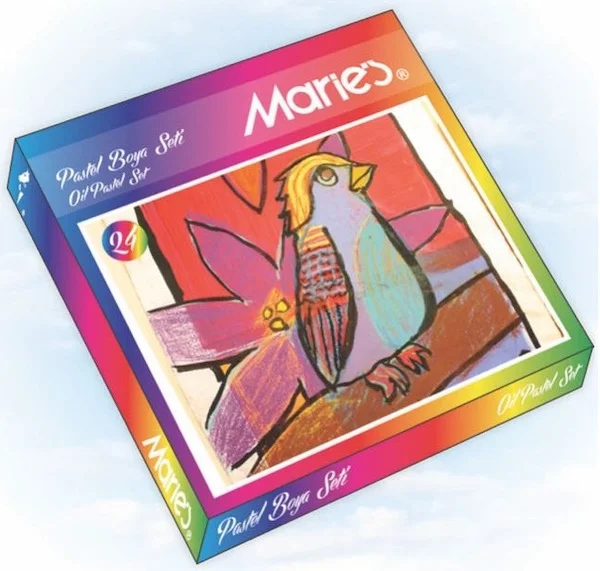 MARIES PASTEL BOYA 24 LÜ KARTON KUTU