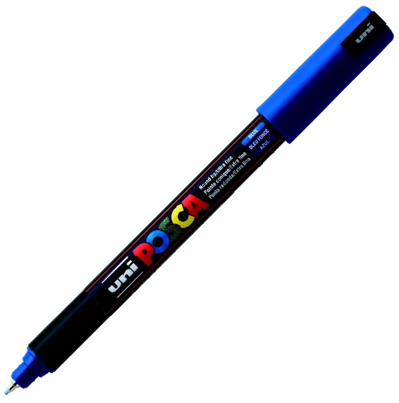 UNİ POSTER MARKÖRÜ POSCA PC-1MR 0.7 MAVİ