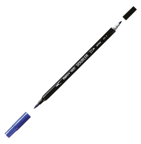 MARVY FIRÇA KALEM BRUSH PEN ÇİFT UÇLU 1800-003 BLUE