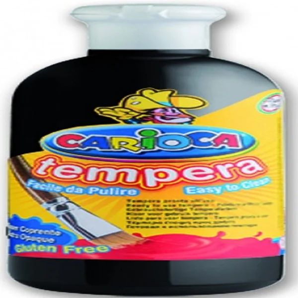 CARIOCA SULU BOYA TEMPERA 500 ML SİYAH 40427/02