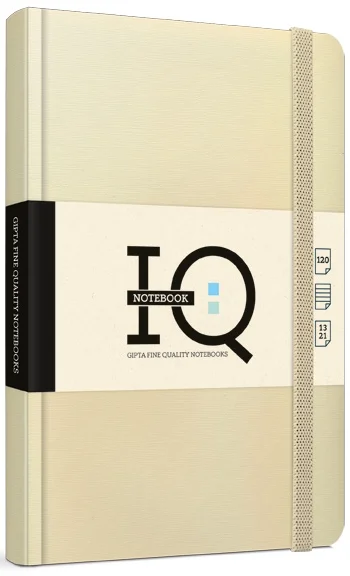 GIPTA DEFTER IQ 13X21 İPLİK DİKİŞLİ CİLT BEZİ 120 YP. ÇİZGİLİ 3943