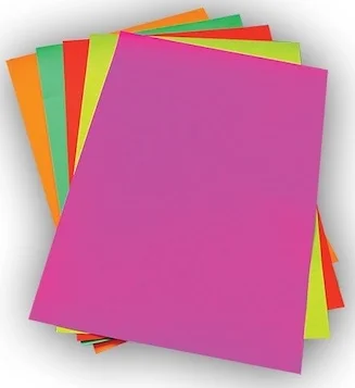 ALEX FON KARTONU FOSFORLU 160GR 25X35 KIRMIZI 100LÜ 61/25