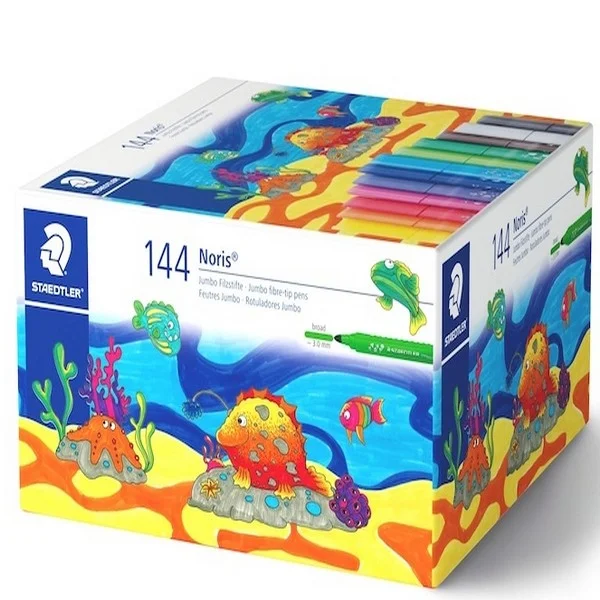 STAEDTLER KEÇELİ KALEM NORIS JUMBO ÜÇGEN 3.0 144 LÜ 328-B C144